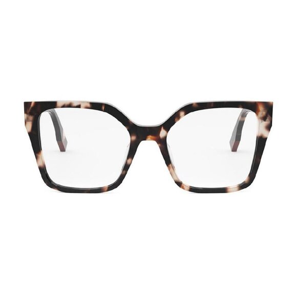 NWT FENDI EYEGLASSES WOMEN SQUARE HAVANA EYEWEAR - Picture 2 of 3